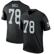 Men's Black Legend Art Shell Las Vegas Jersey