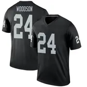 Men's Black Legend Charles Woodson Las Vegas Jersey