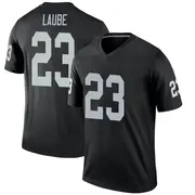 Men's Black Legend Dylan Laube Las Vegas Jersey