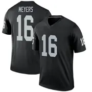 Men's Black Legend Jakobi Meyers Las Vegas Jersey