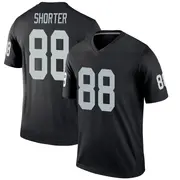 Men's Black Legend Justin Shorter Las Vegas Jersey