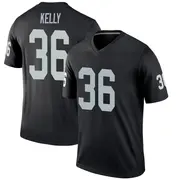 Men's Black Legend Kyu Blu Kelly Las Vegas Jersey