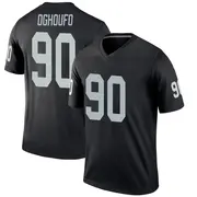 Men's Black Legend Ovie Oghoufo Las Vegas Jersey