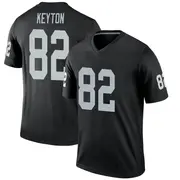 Men's Black Legend Ramel Keyton Las Vegas Jersey