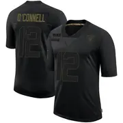 Men's Black Limited Aidan O'Connell Las Vegas 2020 Salute To Service Jersey