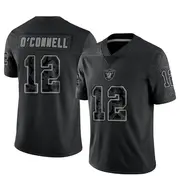 Men's Black Limited Aidan O'Connell Las Vegas Reflective Jersey