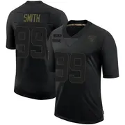 Men's Black Limited Aldon Smith Las Vegas 2020 Salute To Service Jersey