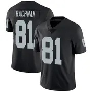 Men's Black Limited Alex Bachman Las Vegas Team Color Vapor Untouchable Jersey