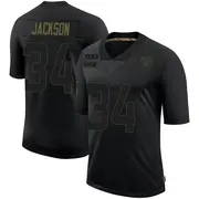 Men's Black Limited Bo Jackson Las Vegas 2020 Salute To Service Jersey