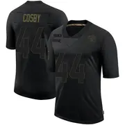 Men's Black Limited Bryce Cosby Las Vegas 2020 Salute To Service Jersey