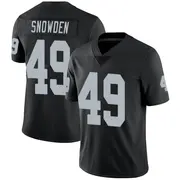 Men's Black Limited Charles Snowden Las Vegas Team Color Vapor Untouchable Jersey