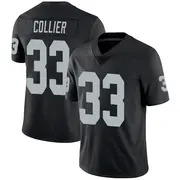 Men's Black Limited Chris Collier Las Vegas Team Color Vapor Untouchable Jersey