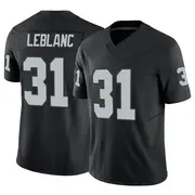 Men's Black Limited Cre'Von LeBlanc Las Vegas Vapor F.U.S.E. Jersey