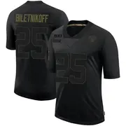 Men's Black Limited Fred Biletnikoff Las Vegas 2020 Salute To Service Jersey