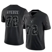 Men's Black Limited Gottlieb Ayedze Las Vegas Reflective Jersey