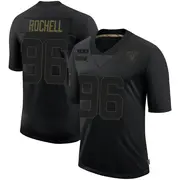 Men's Black Limited Isaac Rochell Las Vegas 2020 Salute To Service Jersey