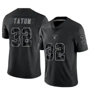 Men's Black Limited Jack Tatum Las Vegas Reflective Jersey