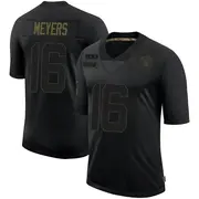 Men's Black Limited Jakobi Meyers Las Vegas 2020 Salute To Service Jersey