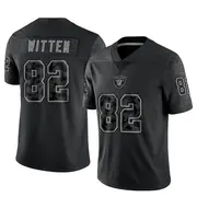 Men's Black Limited Jason Witten Las Vegas Reflective Jersey