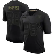 Men's Black Limited Justin Shorter Las Vegas 2020 Salute To Service Jersey