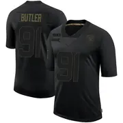 Men's Black Limited Matthew Butler Las Vegas 2020 Salute To Service Jersey