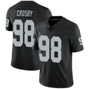 Men's Black Limited Maxx Crosby Las Vegas Team Color Vapor Untouchable Jersey