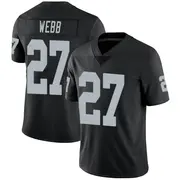 Men's Black Limited Sam Webb Las Vegas Team Color Vapor Untouchable Jersey