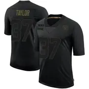 Men's Black Limited Trey Taylor Las Vegas 2020 Salute To Service Jersey