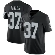 Men's Black Limited Trey Taylor Las Vegas Team Color Vapor Untouchable Jersey