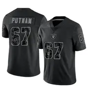 Men's Black Limited Will Putnam Las Vegas Reflective Jersey