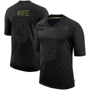 Men's Black Limited Zamir White Las Vegas 2020 Salute To Service Jersey