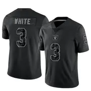 Men's Black Limited Zamir White Las Vegas Reflective Jersey