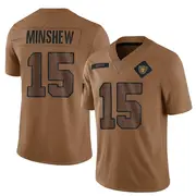 Men's Brown Limited Gardner Minshew Las Vegas 2023 Salute To Service Jersey