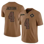 Men's Brown Limited Shedrick Jackson Las Vegas 2023 Salute To Service Jersey