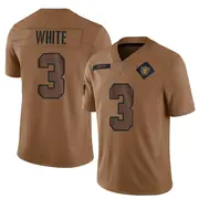 Men's Brown Limited Zamir White Las Vegas 2023 Salute To Service Jersey