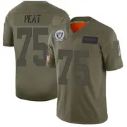 Men's Camo Limited Andrus Peat Las Vegas 2019 Salute to Service Jersey