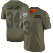 Men's Camo Limited Bo Jackson Las Vegas 2019 Salute to Service Jersey