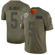 Men's Camo Limited Divine Deablo Las Vegas 2019 Salute to Service Jersey