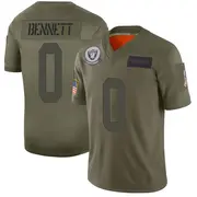 Men's Camo Limited Jakorian Bennett Las Vegas 2019 Salute to Service Jersey