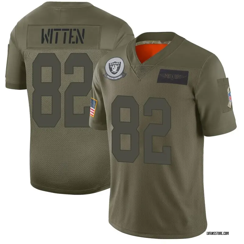 Men's Camo Limited Jason Witten Las Vegas 2019 Salute to Service Jersey