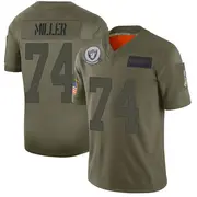 Men's Camo Limited Kolton Miller Las Vegas 2019 Salute to Service Jersey