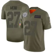 Men's Camo Limited Sam Webb Las Vegas 2019 Salute to Service Jersey