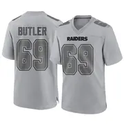 Men's Gray Game Adam Butler Las Vegas Atmosphere Fashion Jersey