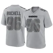 Men's Gray Game Isaac Rochell Las Vegas Atmosphere Fashion Jersey