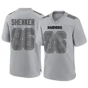 Men's Gray Game John Samuel Shenker Las Vegas Atmosphere Fashion Jersey