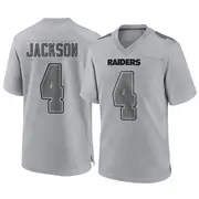 Men's Gray Game Shedrick Jackson Las Vegas Atmosphere Fashion Jersey