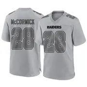 Men's Gray Game Sincere McCormick Las Vegas Atmosphere Fashion Jersey