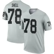 Men's Legend Art Shell Las Vegas Inverted Silver Jersey