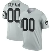 Men's Legend Custom Las Vegas Inverted Silver Jersey