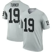 Men's Legend DJ Turner Las Vegas Inverted Silver Jersey